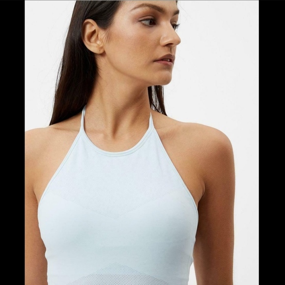 NEW $70 Sweaty Betty Dandasana Yoga Tank‎ Top in Baby Blue [SZ Small ] - Picture 8 of 8